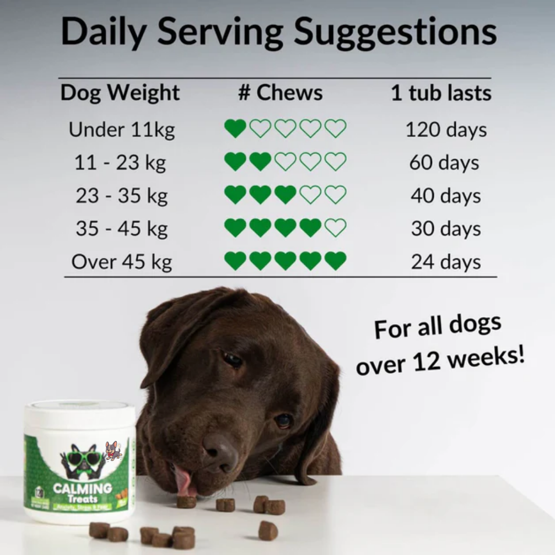 120 Tasty Calming Treats for Stress, Anxiety & Fear