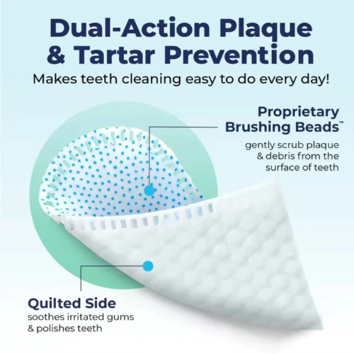 Pet Teeth Cleaning Wipes for Dogs & Cats