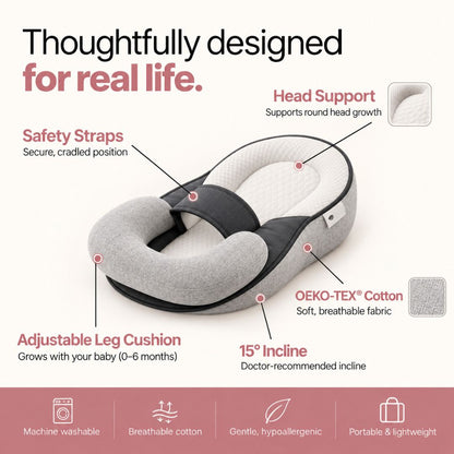 CalmNest Reflux Relief Lounger