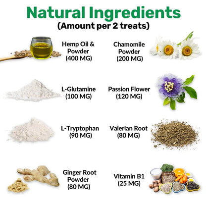 120 Tasty Calming Treats for Stress, Anxiety & Fear