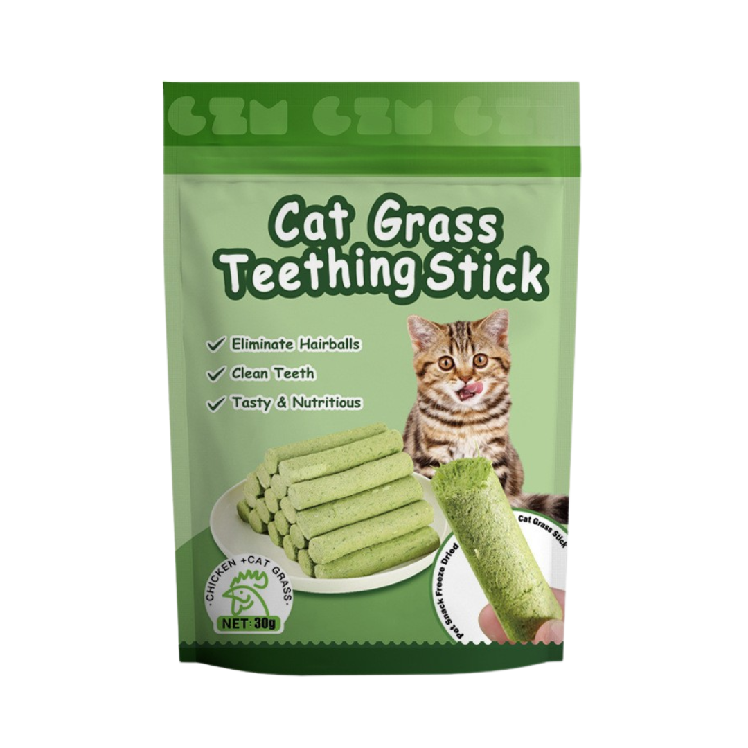 Cat Grass Teething Sticks