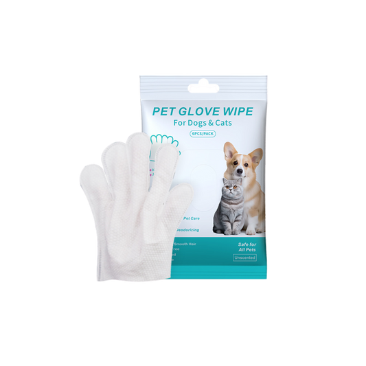 Pet Cleaning Gloves Wipes for Dogs & Cats